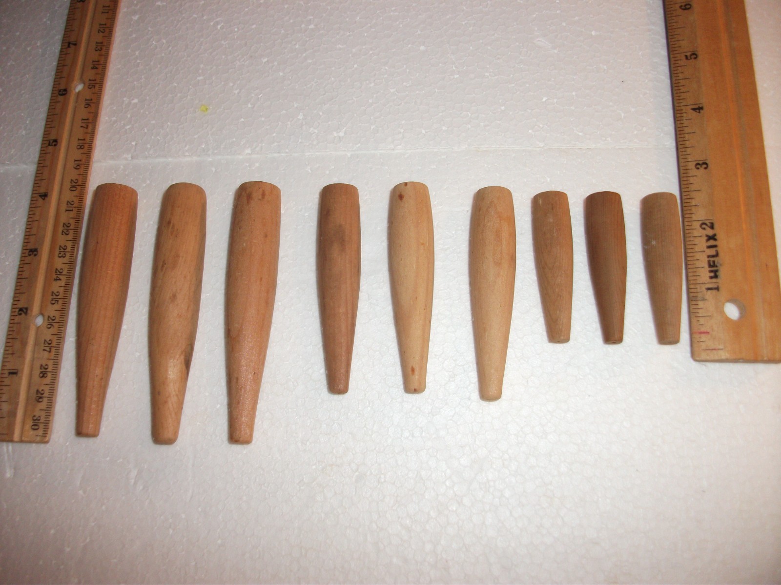 LOT OF 9 WOOD SAM GRIFFIN FISHING LURE BLANKS MIXED LOT POPPERS - Image 2