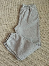 Lands' End Serious Sweats Gray Joggers Cotton Blend Men  s Size Large Tall 36-38