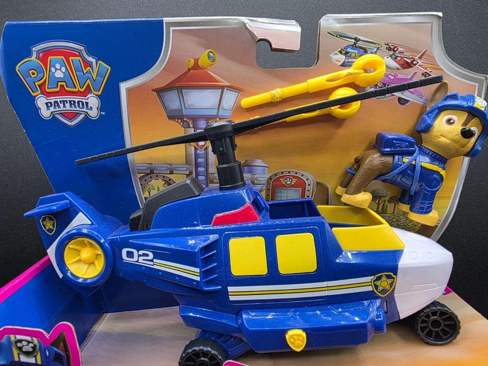 Paw Patrol Rescate Aéreo Persecución Héroe Helicóptero Figura de Acción Juguete para Niños Foto 3 de 4