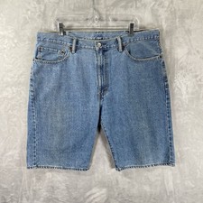 Levi's 505 Jean Shorts men's 38 Denim 10.5" Inseam Regular Fit Cotton Jorts