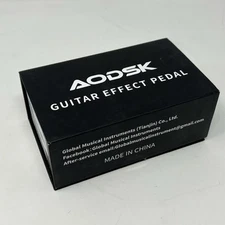 AODSK Electric Guitar Effect Pedal (Blue Digital Delay)