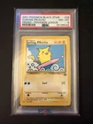 POKEMON PROMO BLACK STAR POKEMON LEAGUE #28 SURFING PIKACHU PSA 8
