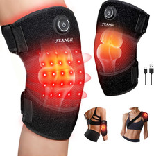 Red Light Therapy for Knee, Heated Knee Brace for Pain Relief, Cordless Infrared