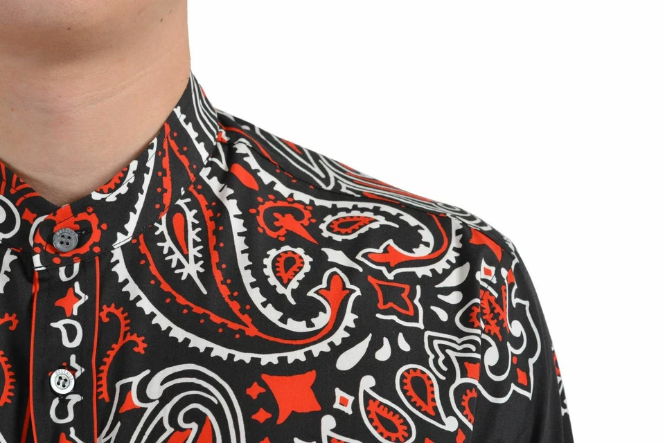 Moschino Couture Men's Multi-Color Dress Shirt US 15 15.5 15.75 16 16.5 - Image 3 of 4