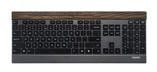 Rapoo E9260 kabellose Ultraflache Multi-Mode Bluetooth Tastatur DE 