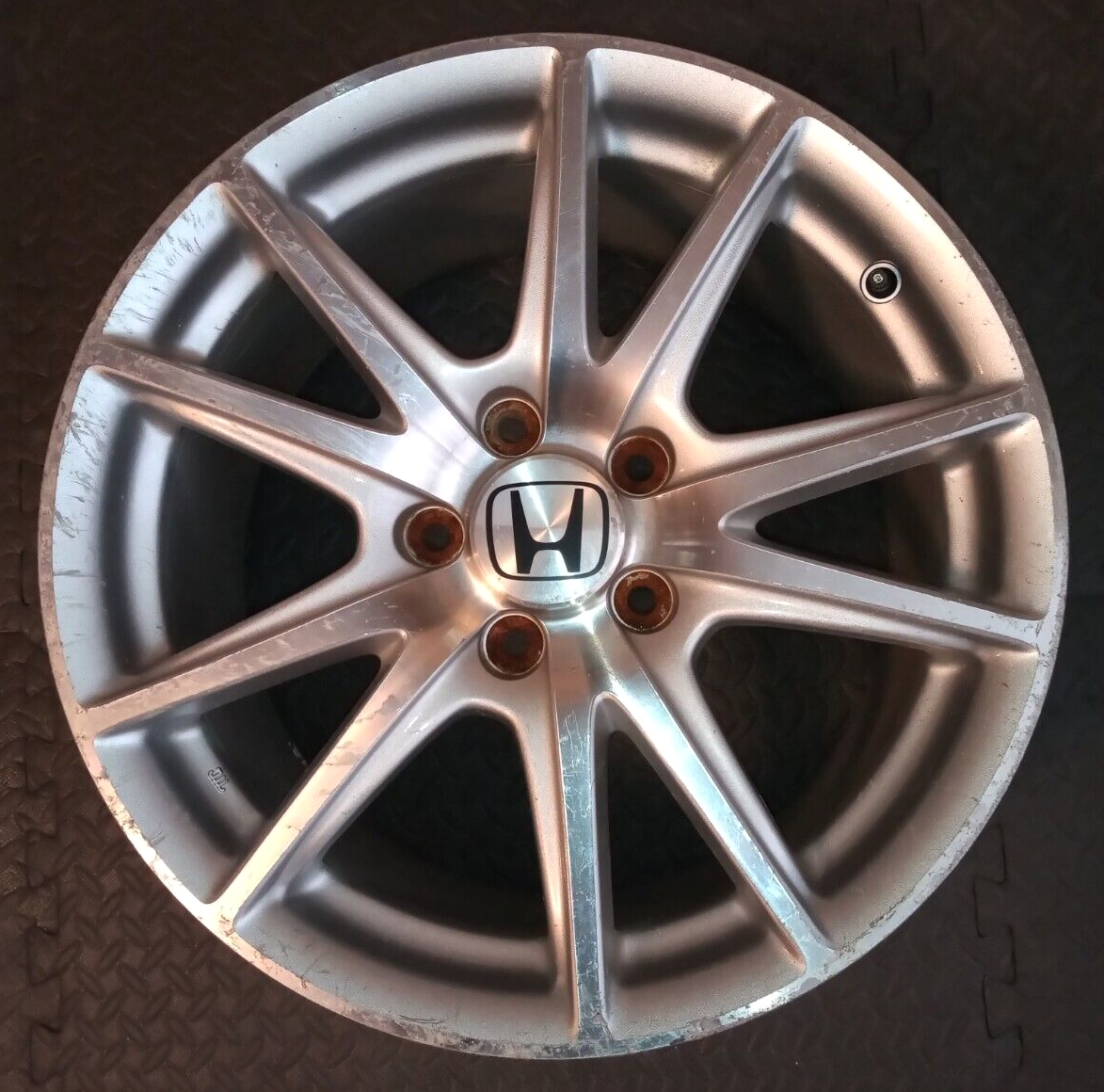 S2000 AP2 純正17インチアルミ　タイヤセット Honda S2000 AP2 V1 Rear Wheel 5 Double Spoke Rim 17