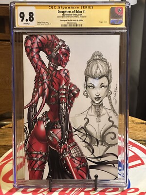 Daughters Of Eden #1 DARTH TALON SKETCHED LEIA By Jamie Tyndall CGC 9.8 SS