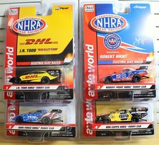 Auto World SC347 Rel 23 NHRA Funny Car 4 Car Set nip Free Ship  