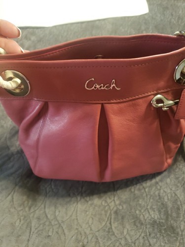 COACH ASHLEY HIPPIE C1263 BEET COLOR 2-WAY SHOULDER/CROSSBODY**NEW WITH TAGS** - Picture 12 of 14
