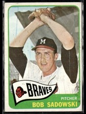 1965 Topps #156 Bob Sadowski Milwaukee Braves