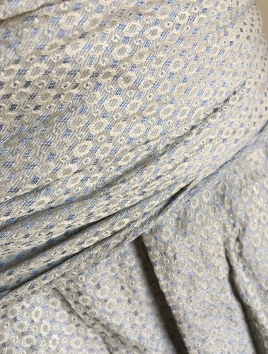 Hoss Intropia Empire Styled Grey & Light Blue Dress UK Size 10 EU Size 38. - Picture 3 of 6