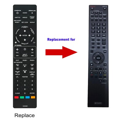 VXX3351 Replace Remote for Pioneer Blu-ray Player BDP-330 BDP-333 BDP-120 BDP121