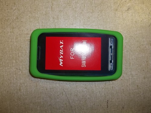 Rubber Case for Samsung R810 Finesse, Green *FREE SHIPPING*