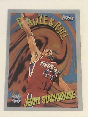 1995-96 Topps Rattle & Roll Jerry Stackhouse #R9