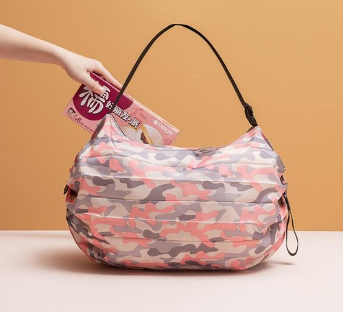 New Fashion Reusable Folding Shopping Bag Travel Bag Grocery Bags Shopper Tote - Picture 5 of 19