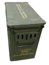 Ammo Can 30mm Empty U.S. Military, 17"L x 9" W x 14"D Airtight Storage Box