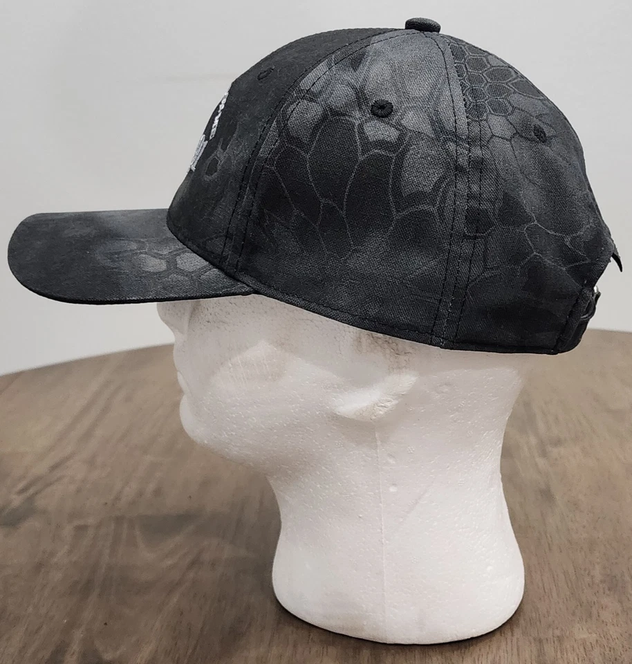 Don't Tread On Me 2nd Amendment Kryptex Bordado Exterior Gorra Sombrero Negro Gris Foto 3 de 4