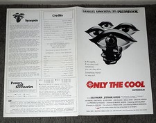 ONLY THE COOL original 1972 pressbook LILLI PALMER/KLAUS KINSKI/STEPHANE AUDRAN