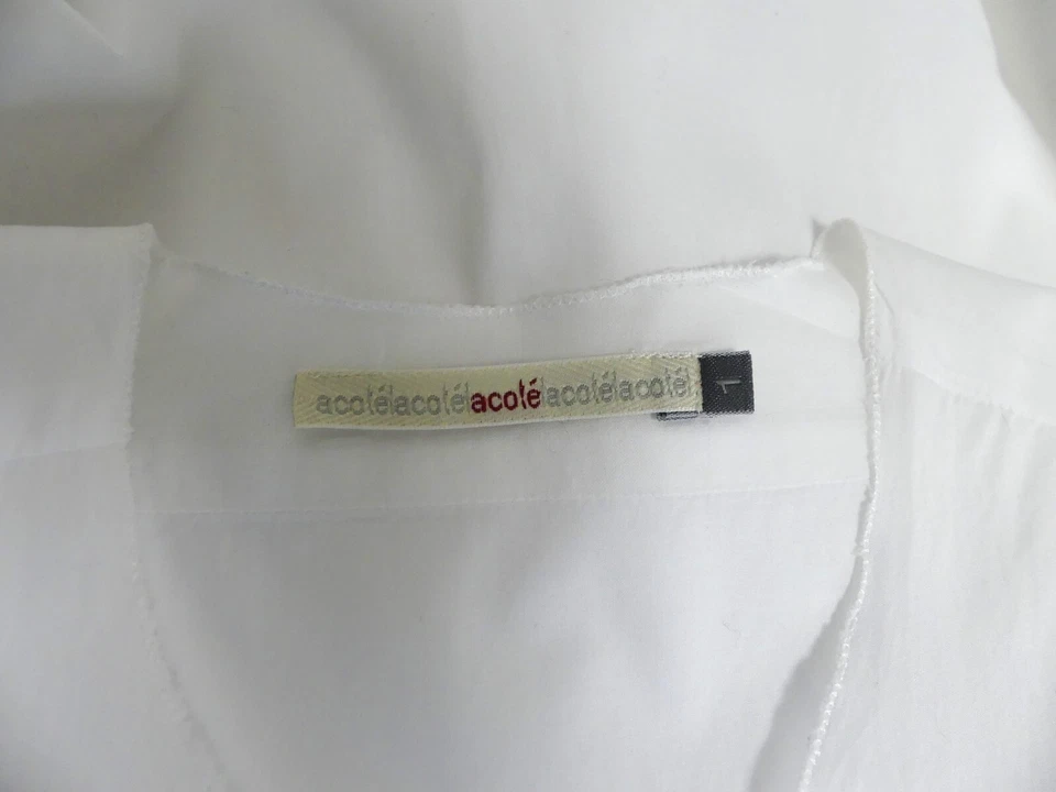 Belle Robe ACOTE (Cotelac), coton blanc, Taille 36, TBE - Photo 3/4