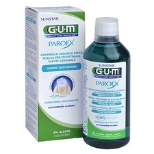 Collutorio gum paroex clorexidina 0,06% + cetilpiridinio cloruro no alcool 500ml