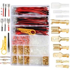 Electrical Terminal Kit with 940 pcs Electrical Terminals Crimping Tool