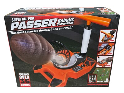 All Pro Passer Football Sports Trainer Robotic Quarterback Over 35 Yards Throw