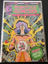 RoboTech Genesis #4 with ZOR Cards - 1992 Eternity Comics - Bagged & Boarded