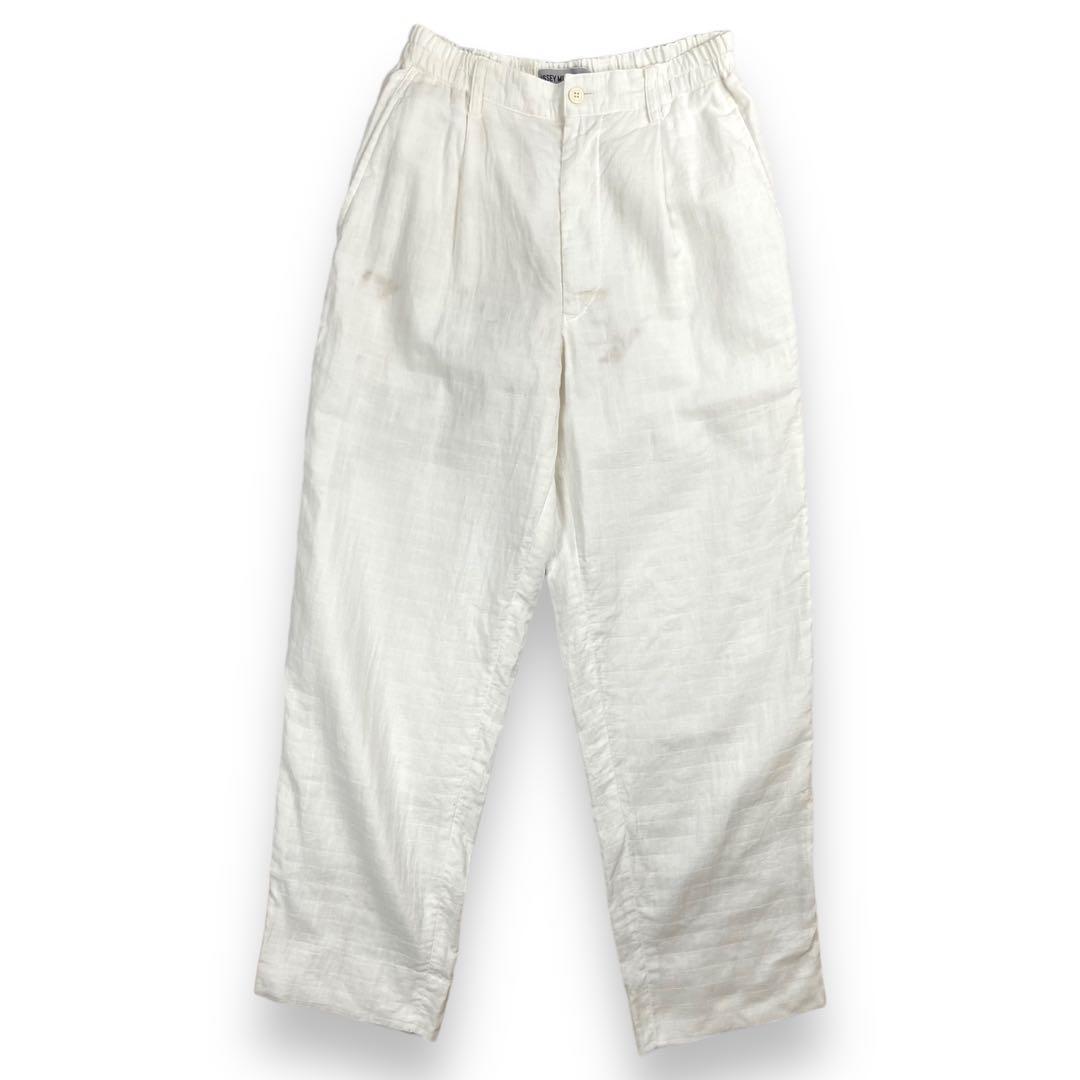 90s Issey Miyake】one tuck nylon slacks 90s Isseymiyake Men