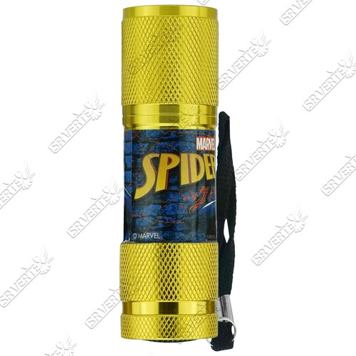 Kids Licensed Disney Cartoons Aluminium 9 LED Torch Light Boys Xmas Gift 8.7cm - Picture 259 of 302