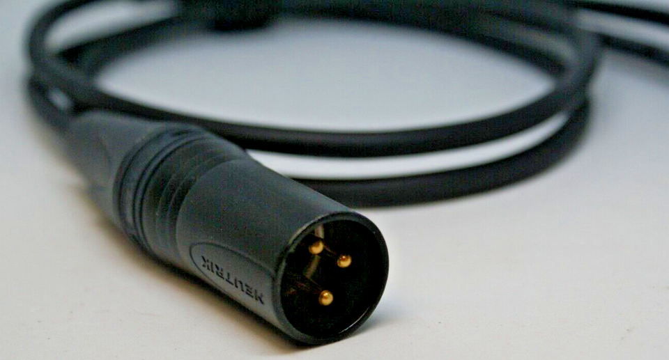 Naim NAP 250 Neutrik Gold XLR to Gold RCAs 3ft Audiophile Cable Amp