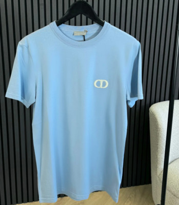 DIOR CD ICON T-SHIRT BLUE | eBay UK