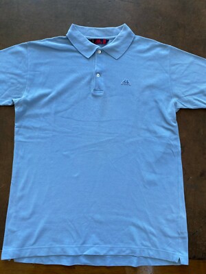 KLEID VON KAPPA++POLOSHIRT++BLAU+++GR.L++ORIGINAL 100%+STREET WEAR+RETRO'