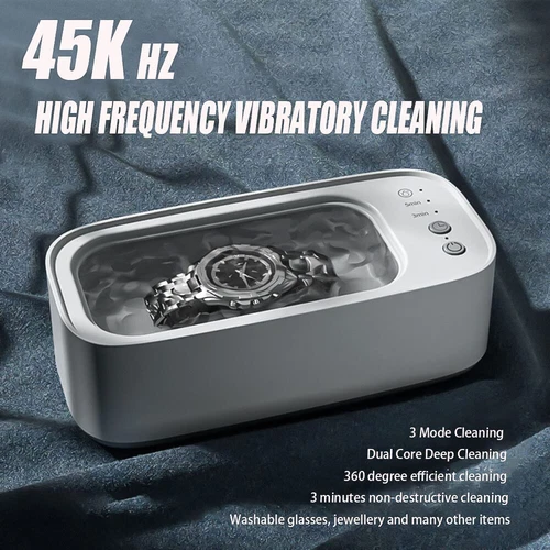 Ultrasonic Jewelry Cleaner Denture Glass Watch Ring Bath Tank Cleaning Machine - Picture 5 of 12