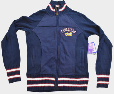 Touch By Alyssa Milano Juniors Cleveland Cavaliers Sweater Jacket NWT Large
