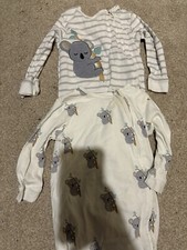 2 jumpsuits / baby grows koala