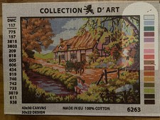 Printed needlepoint canvas 30x40 Cm Fall Canvas Only Rto