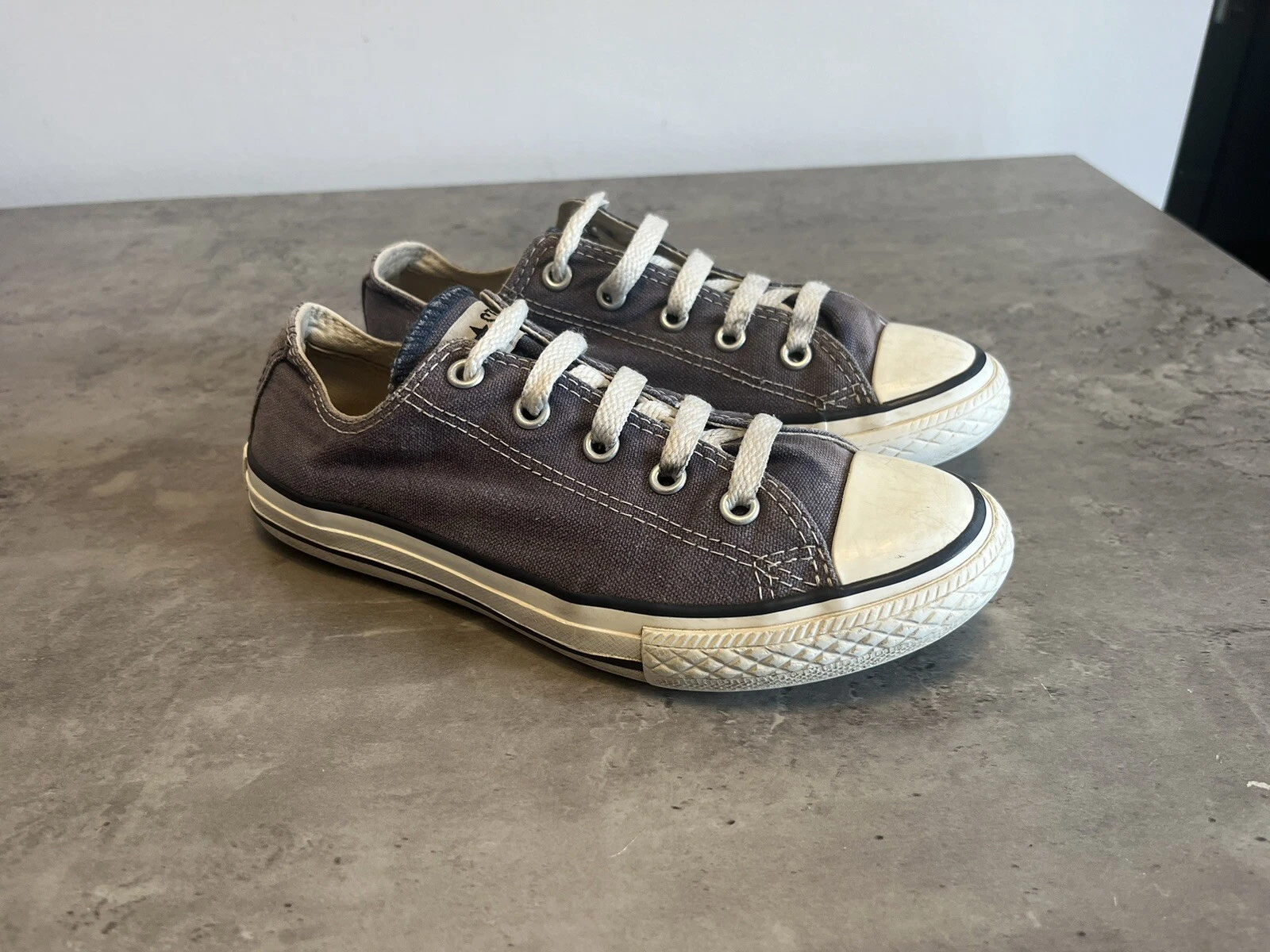 Taglia UK 1 Converse Chuck Taylor All Star grigio bue basso