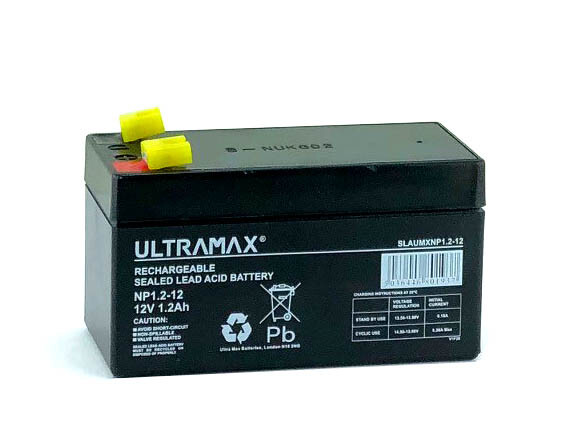 Batteria Allarme Ricaricabile 20X NP1.2-12 Ultra Max Acido Piombo 12V 1,2Ah - Foto 7