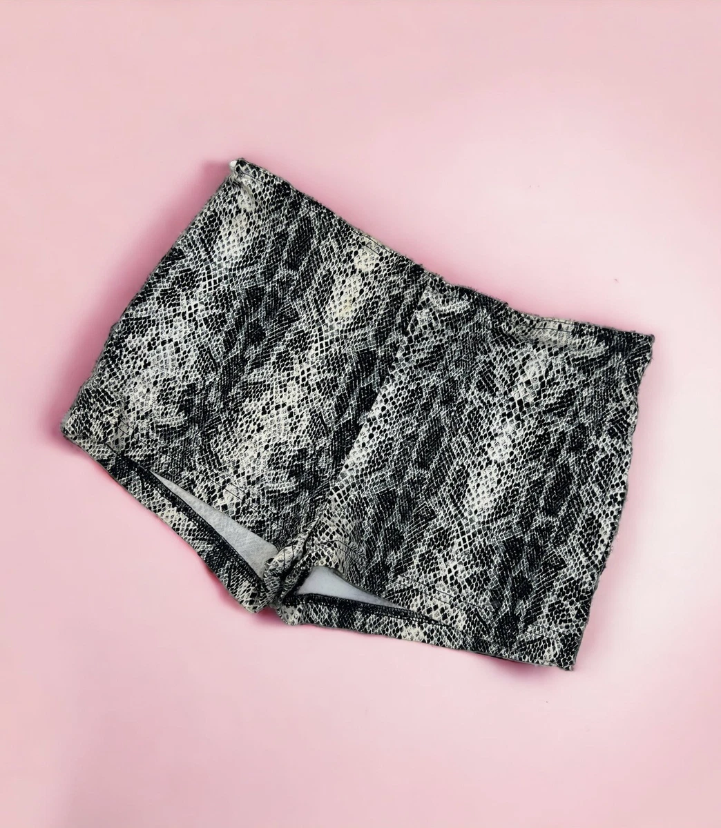 Snake print hotsell booty shorts