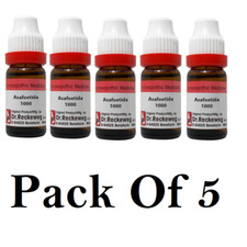 5X Dr Reckeweg Asafoetida 1000 CH Dilution 11ml Each