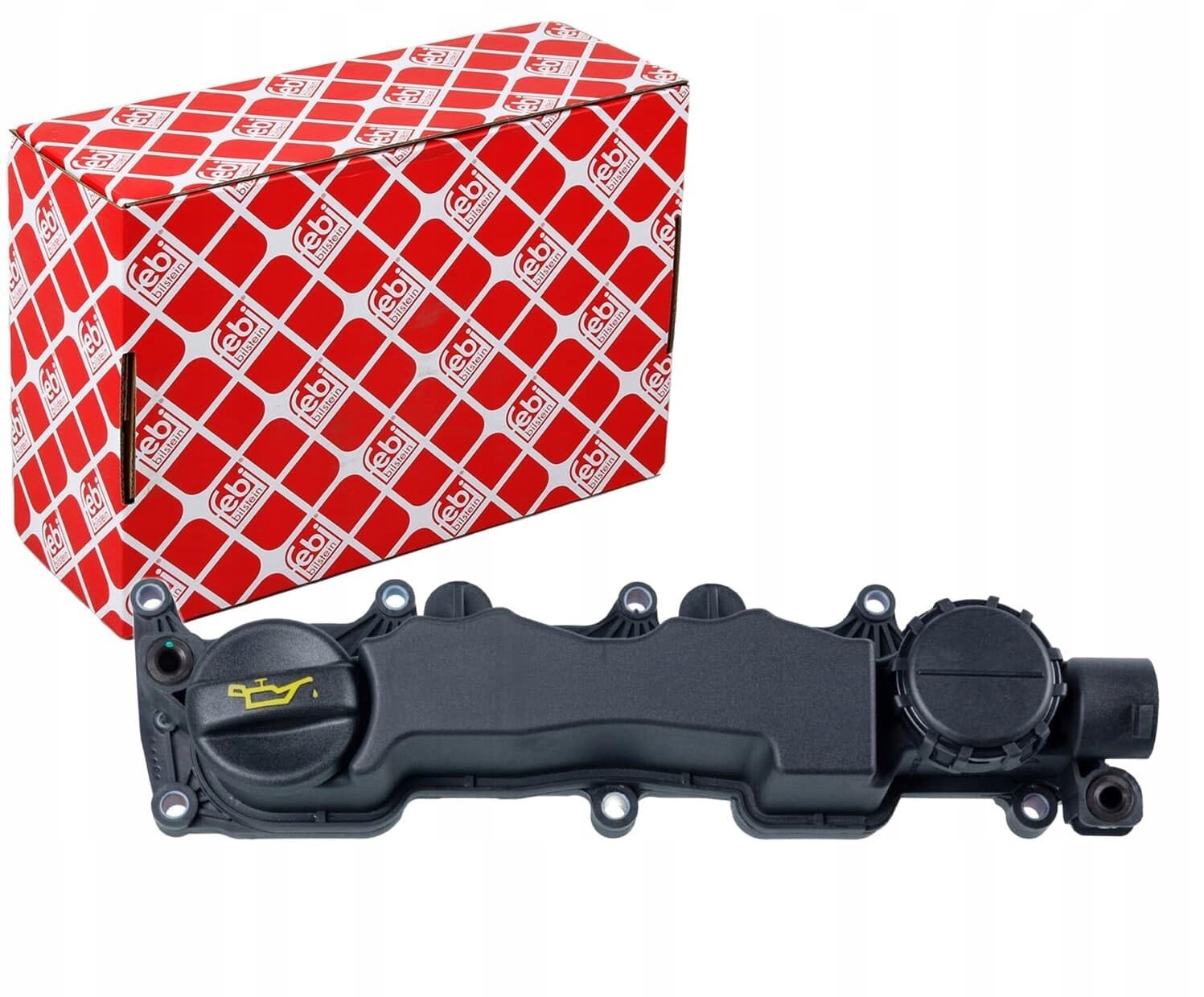 Pcv Valve Rocker Cover Rocker Cover with PCV Valve FEBI 109146 Peugeot Ford Volvo 1.6 HDi TDCi ...