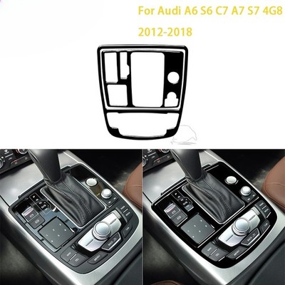 For Audi A6 S6 A7 S7 2012-2018 Plastic Black One Touch Start Panel Gear Panel 