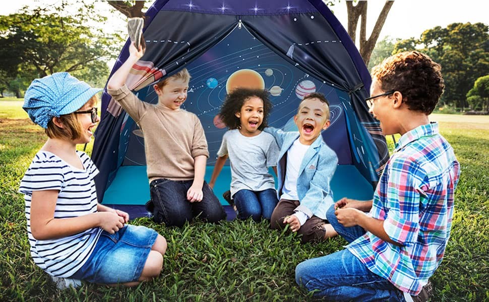 Mnagant Space World Play Tent-Kids Galaxy Dome Playhouse for Boys and Girls I...