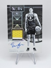 Enrique Freeman - 2024-25 Panini Noir Black & White Rookie Patch Auto #333 /99