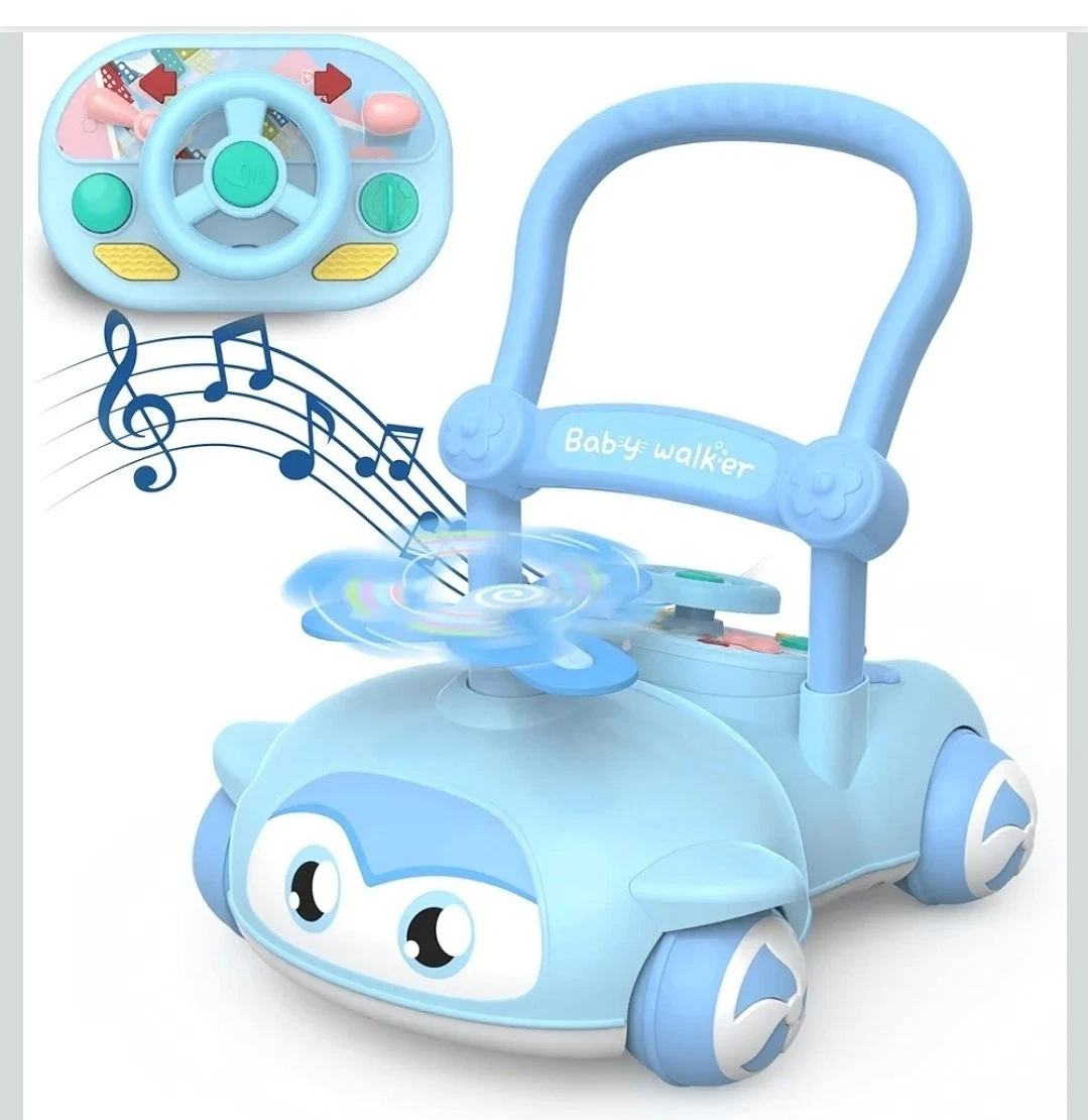 Push Walker Toy – Sit-to-Stand Montessori Learning Walker with Steering Wheel
Opens in a new window