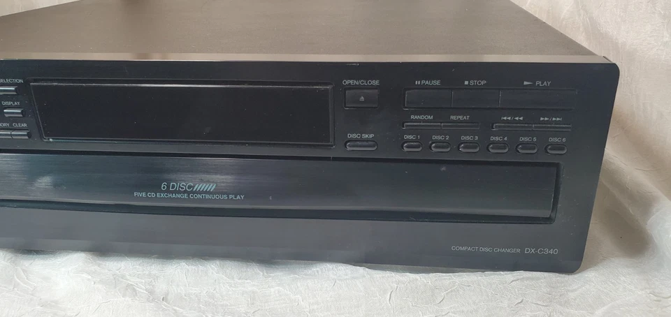 Onkyo 6 Disc CD Changer Player DX-C340 Compact Carousel Home Audio Audiophile - Image 3 of 4