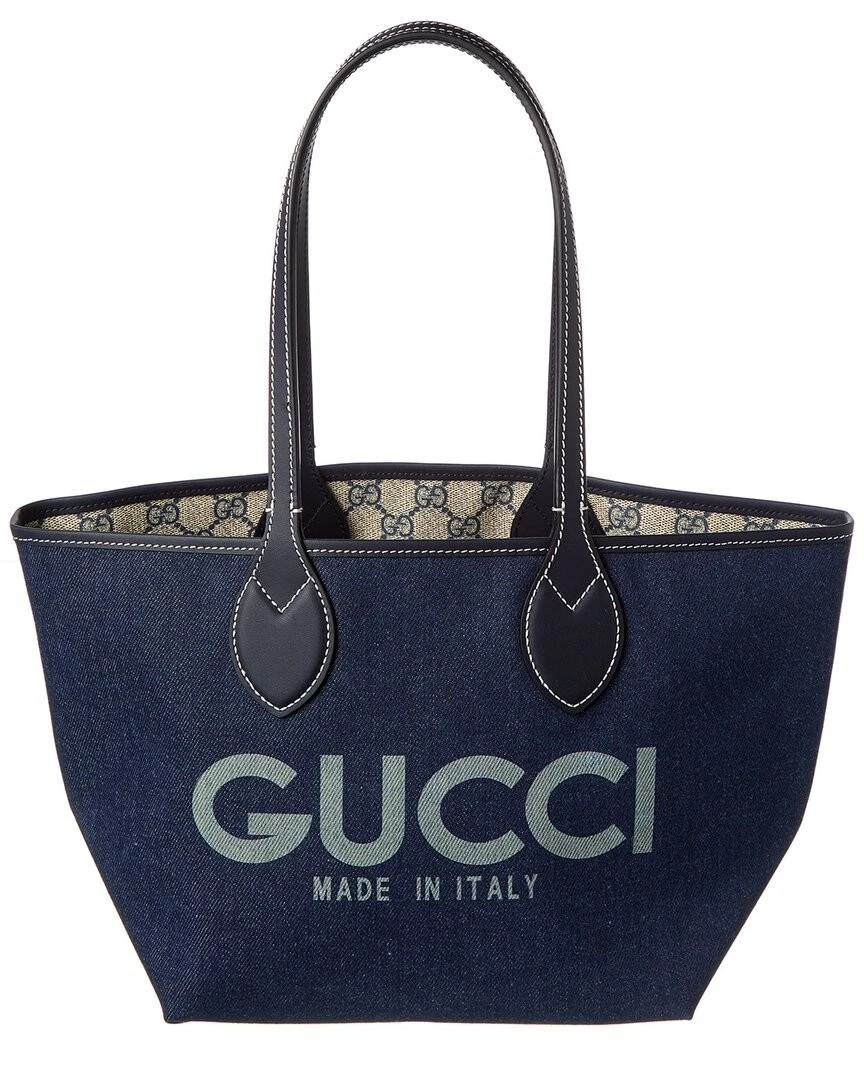 Gucci Denim Exterior Tote Bags & Handbags for Women for sale | eBay
