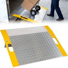 48" x 36" Aluminum Dock Plate 0.42" Thick Industrial Shed Ramp 3500LBS Capacity