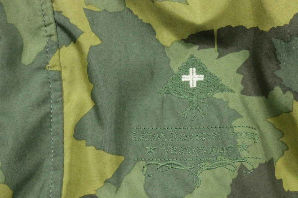 LRG Jacket Mens 2XL Green Camo Vintage Field Hooded Parka Coat Lifted Research - Image 3 of 4