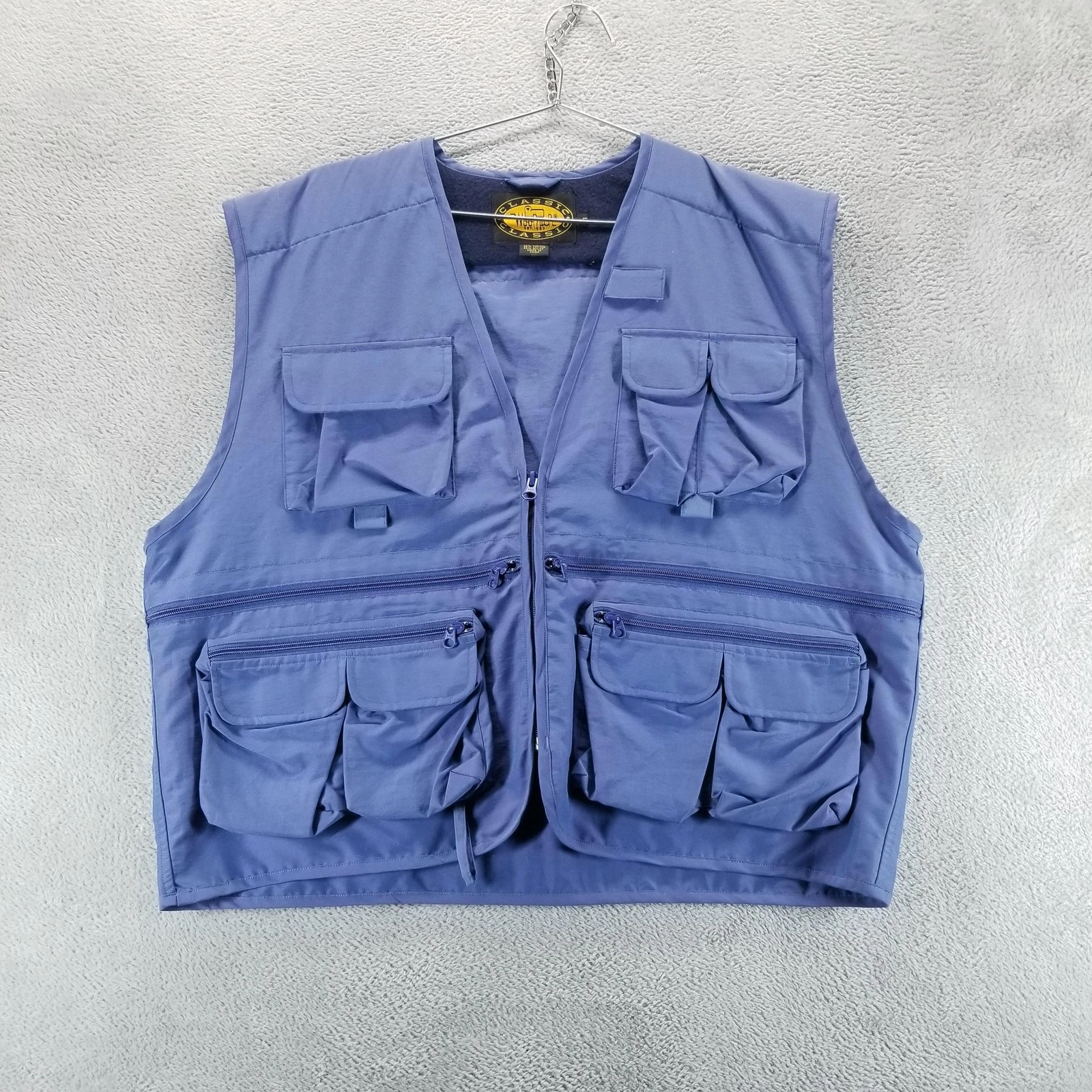 Woolrich Vest Mens L Blue Utility Travel Full Zip Cargo Pockets Outdoor Tactical
Opens in a new wind